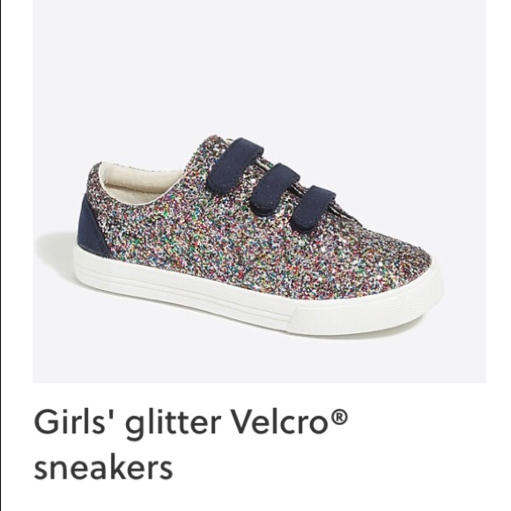 NIB Crewcuts Glitter Sneakers